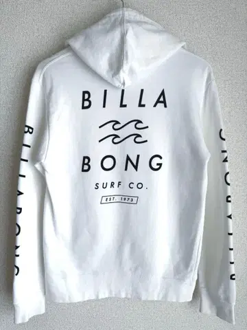 [ BILLABONG ] 후디 후드티 WHITE x BLACK 빌라봉