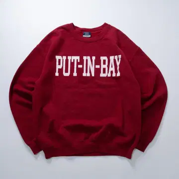 MV SPORTS 맨투맨 수베니어 와인 레드 풀오버