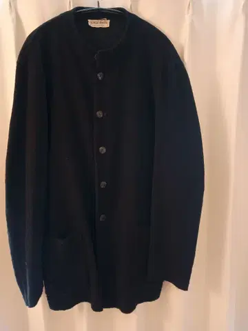 조르지오 아르마니 블랙 가디건 이탈리아제 롱