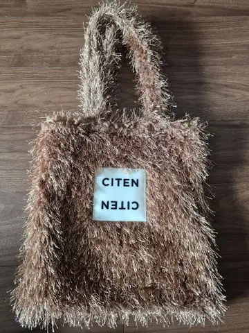 CITEN 시린지 토트백 브라운