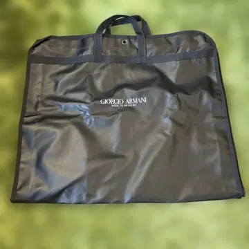 조르지오 아르마니 가먼트 백 대형 블랙