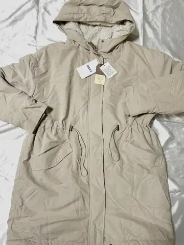 NAVY 발수 모즈 코트