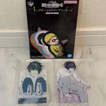 데스노트 제일복권 G상 L 아크릴 스탠드 I상 스티커