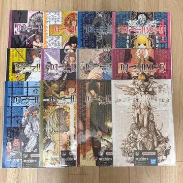 제일복권 DEATH NOTE F상 클리어 포스터 12종 컴플리트 세트