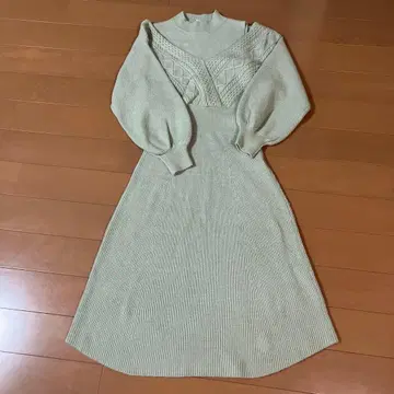 앙데팡당 2way 니트 원피스