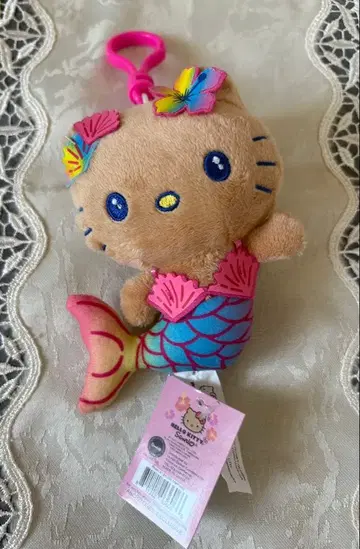 하와이 한정판 일광화상 키티 헬로키티 머메이드 인어 키링