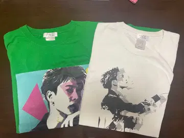미야마 료키 궤적전 셔츠 2장 세트 L/XL