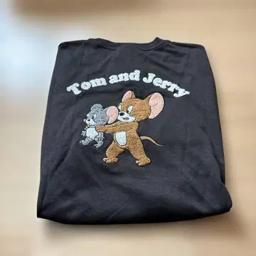 빅 사이즈 새상품 톰과 제리 사가 자수 트레이닝복 4L 남성용