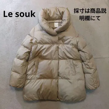 르소크 다운&페더 다운 코트 다운 자켓 베이지