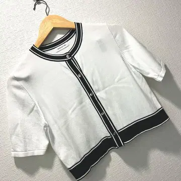 NATURAL BEAUTY BASIC 반팔 가디건