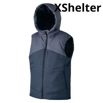 WORKMAN XShelter X쉘터 베스트 후드 달린 네이비