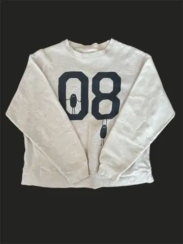 graniph 넘버08 프린트 맨투맨 M