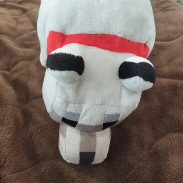 Minecraft 봉제 인형 늑대 약 30cm 그레이