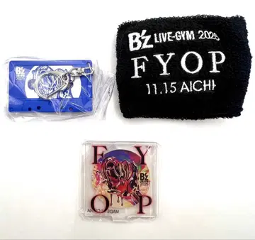 B'z LIVE-GYM 2025 FYOP 11/15 가챠 나고야 3종