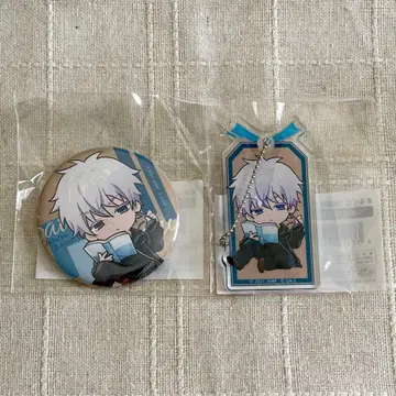 마루쿠지 주술회전 캔뱃지 아크릴 키링 소길 고죠 사토루 독서 시간