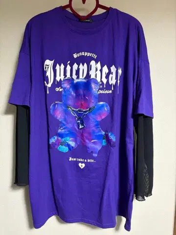 Juicy Bear 프린트 T셔츠