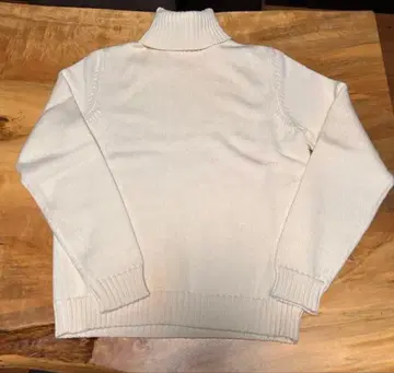 ZANONE 화이트 터틀넥 니트