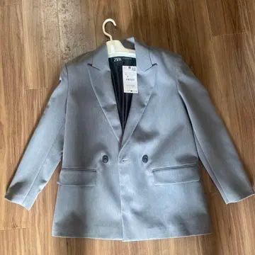 ZARA 그레이 테일러드 자켓 XS