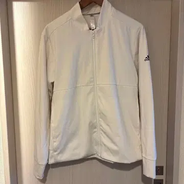 adidas 화이트 집업 자켓