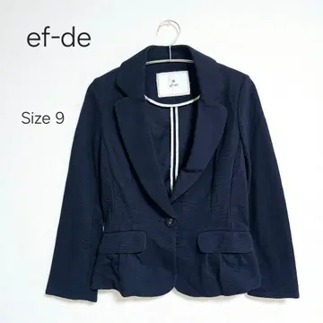 ef-de 페미닌 테일러드 자켓 네이비 9호