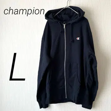 [ 새상품급 ] Champion 집업 후드티 후디 네이비 L