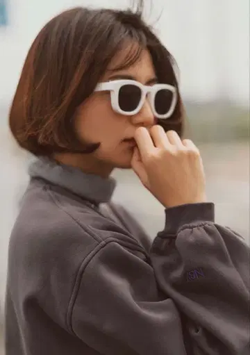 [새상품급] 히가시하라 아키 Forme N by Navy 숏 맨투맨 차콜