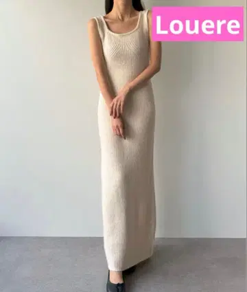 I 라인 니트 원피스 louere
