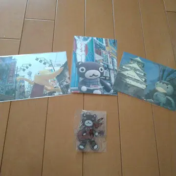 미사용 새상품 아란지아론조 오사카 본점 한정판 엽서 키링 세트