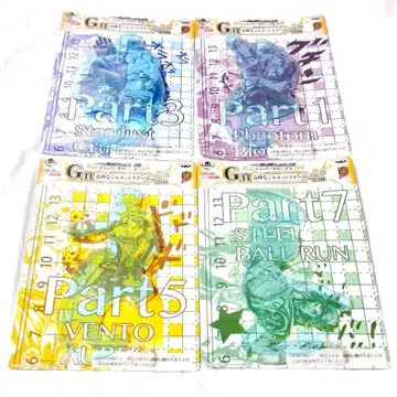 총 4종 죠죠의 기묘한 모험 제일복권 기념일 2 기묘한 실루엣 스케일