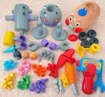 호빵맨 조립 DIY 나사나사 호빵맨 고와 나사나사 다다단 DX