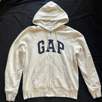 남성용 GAP 프론트 지퍼 후드티 M 갭 속기모