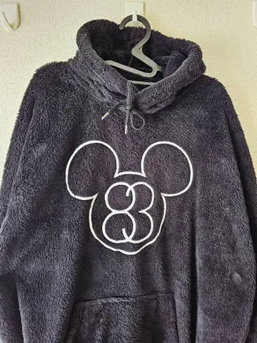 디즈니 1983 보아 후드티 복슬복슬 블랙 M