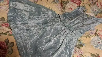 새상품 택 포함 Jane Marple 벨로아 오버롤 스커트