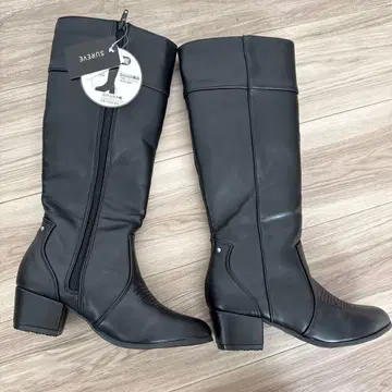 [새상품 택 포함] 아베일 롱부츠 블랙 힐