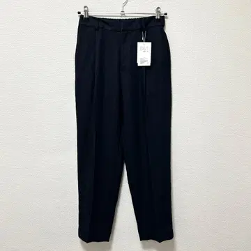 UNITED ARROWS 턱 테이퍼드 팬츠 사이즈 38 네이비