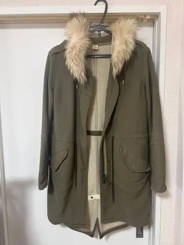 론 허먼 올리브색 모즈 코트