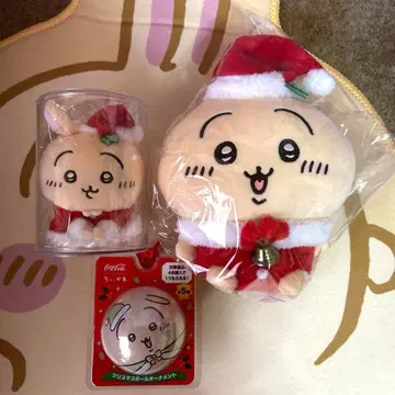 [정품] 치이카와 (먼작귀) 토끼 산타 봉제 인형 3종 세트