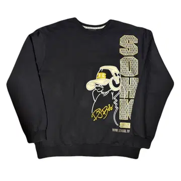 00s SOHK 맨투맨 XL 입체 자수 Bboy B계