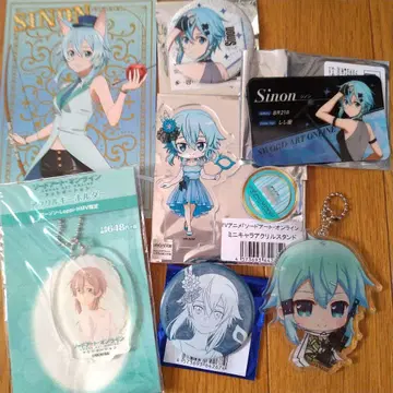 소드 아트 온라인 시논 세트 묶음 판매 사진 2장 포함