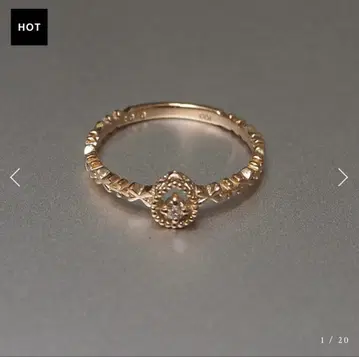 canalaccessory 드롭 반지 9호 K10