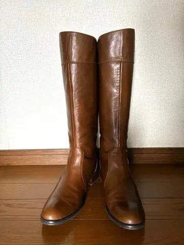 PICHE ABAHOUSE 롱 부츠 브라운 25cm