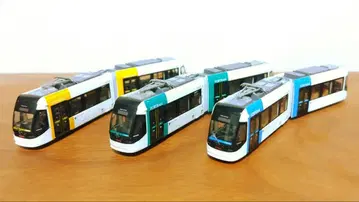 동력 포함 토야마 라이트 레일 TLR0600형 철도 컬렉션 3개 세트