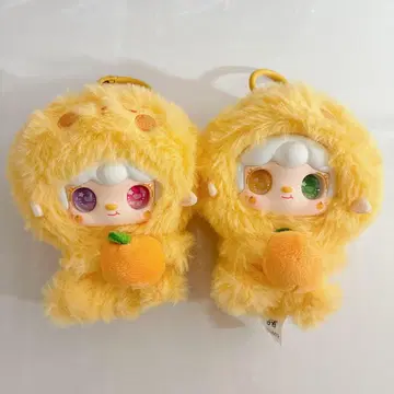 yooki 봉제 인형 키링 오드아이