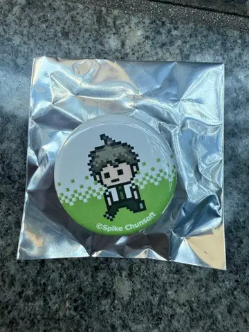 단간론파 15주년 캡슐 토이 도트 그림 캔뱃지 히나타 하지메