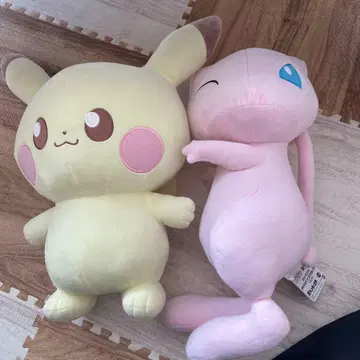 피카츄 뮤우 봉제 인형 세트
