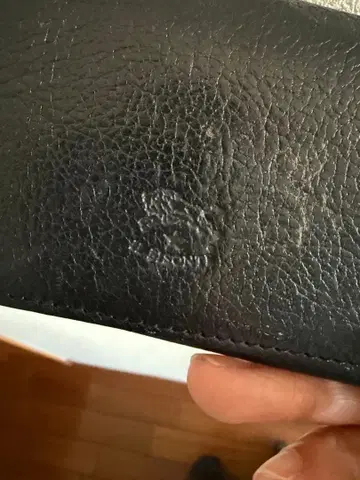 블랙 가죽 명함지갑 일비종떼