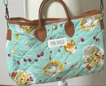 핑크하우스 디저트 패턴 숄더백 새상품급