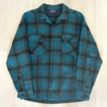 50s 펜들턴 옴브레 체크 보드 셔츠