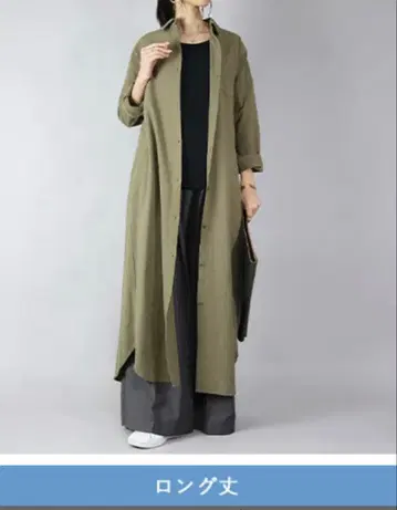 셔츠 원피스 롱 원피스 L