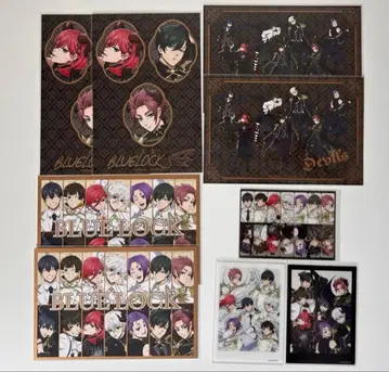 블루 록 천사와 악마 엽서 클리어 카드 집합 묶음 판매